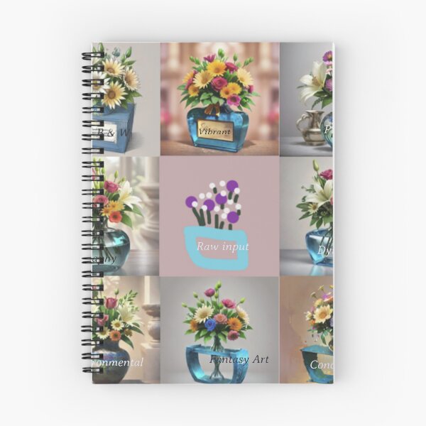 Item preview, Vase of Flowers - In 14 style - with one raw sketch designed and sold by shakespeare1212.