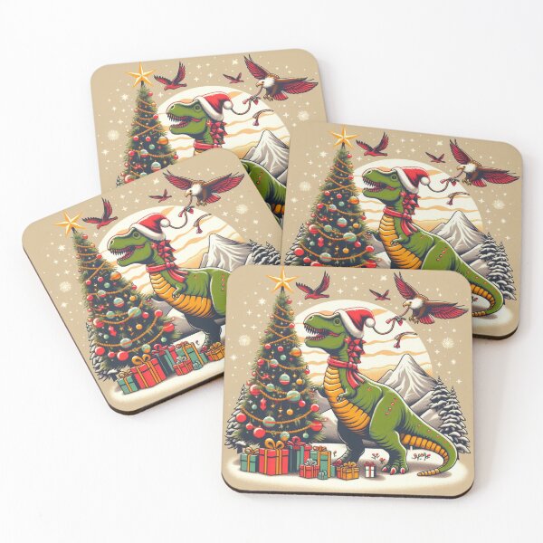 Item preview, xmas cute dino  designed and sold by Greydate.