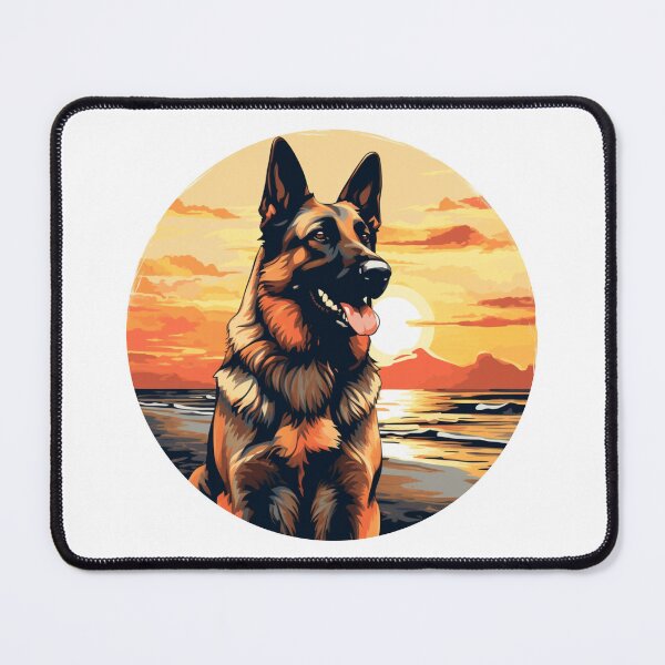 Item preview, German Shepherd Dog Sunset designed and sold by ArtFromBeyond.
