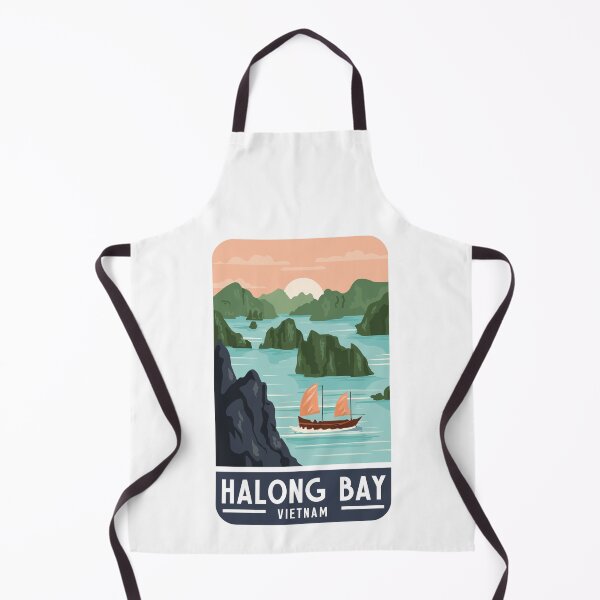 Item preview, A Vintage Travel Art of Halong Bay - Vietnam designed and sold by GoodOldVintage.