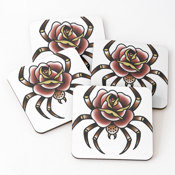 Item preview, Spider-Rose Tattoo designed and sold by Jem-tattooist.