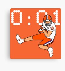 Clemson Game Winning Touchdown Canvas Print