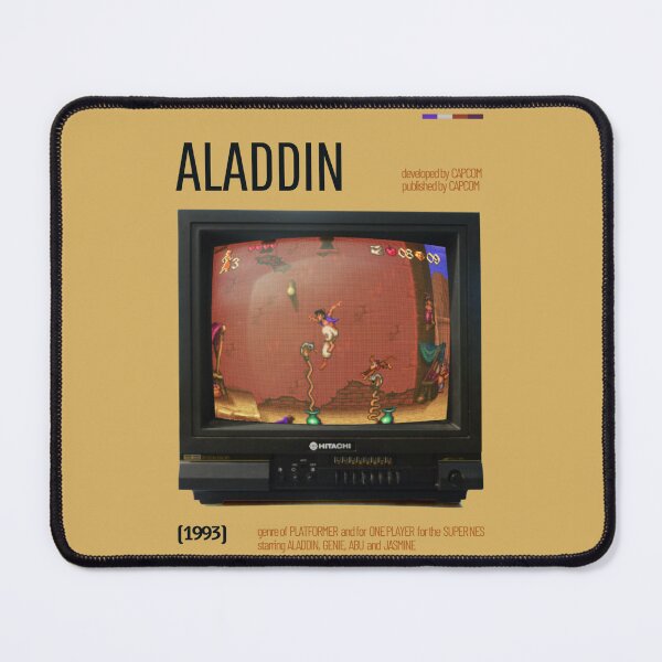 Item preview, Aladdin Retro Poster Game designed and sold by dashart-co.