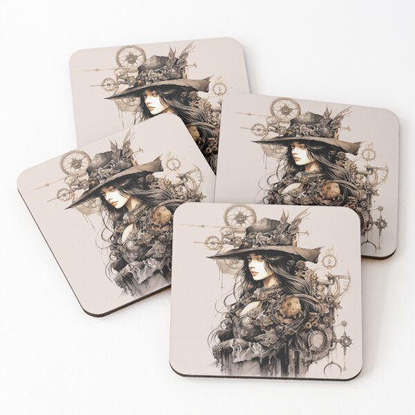 Item preview, Steampunk Woman - Vintage - Profile - 02 designed and sold by ChinoJay.