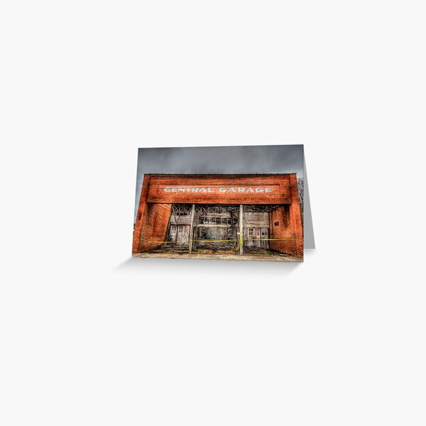 Central Garage Greeting Card