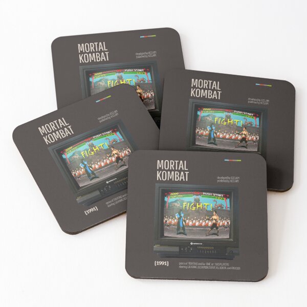 Item preview, Mortal Kombat Retro Poster Game designed and sold by dashart-co.