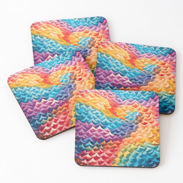 Item preview, Colorful tessellation abstract art  designed and sold by dcrc.