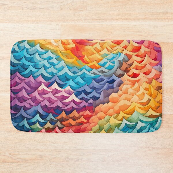 Item preview, Colorful tessellation abstract art  designed and sold by dcrc.