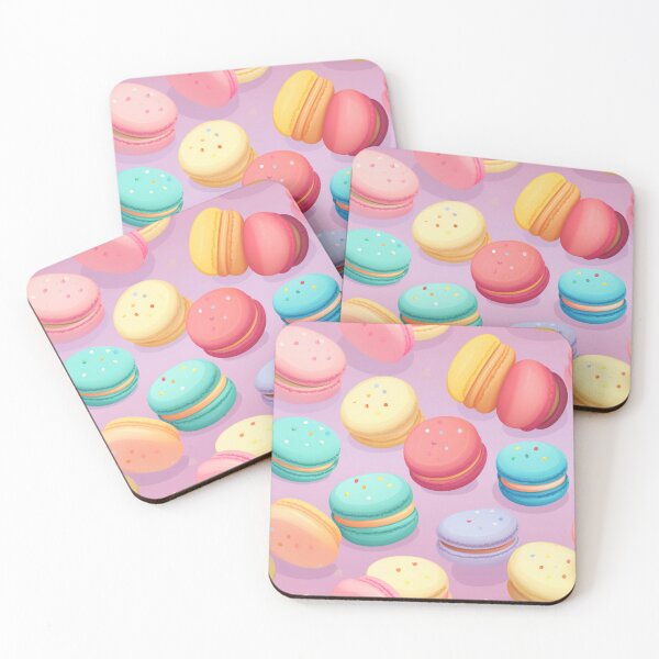 Item preview, Colorful macaron in seamless pattern and pastel style. designed and sold by Whiteblueshop.