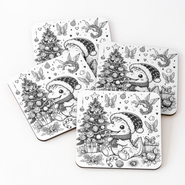 Item preview, baby dino xmas designed and sold by Greydate.