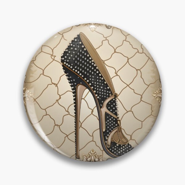 Item preview, Delicate and intricate Arabesque high heel print designed and sold by dcrc.