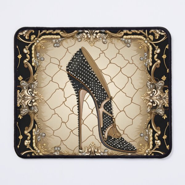 Item preview, Delicate and intricate Arabesque high heel print designed and sold by dcrc.