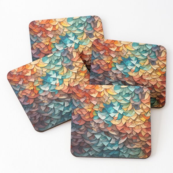 Item preview, Colorful tessellation abstract art  designed and sold by dcrc.
