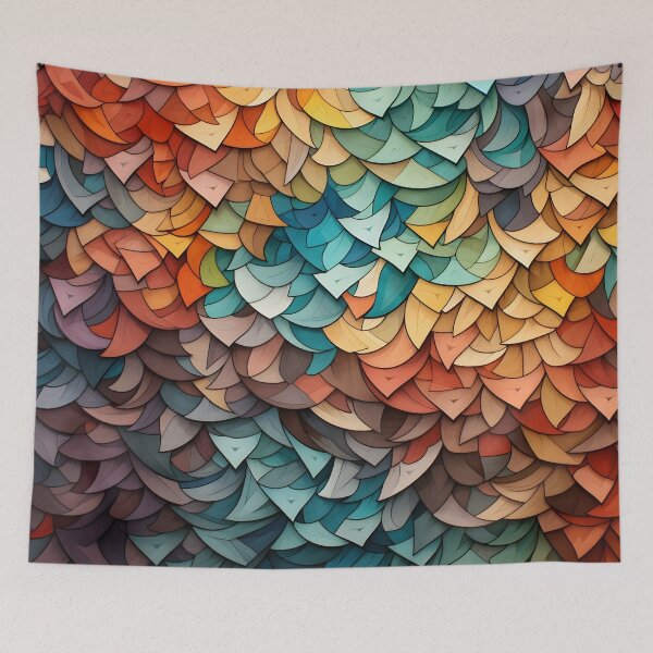 Item preview, Colorful tessellation abstract art  designed and sold by dcrc.
