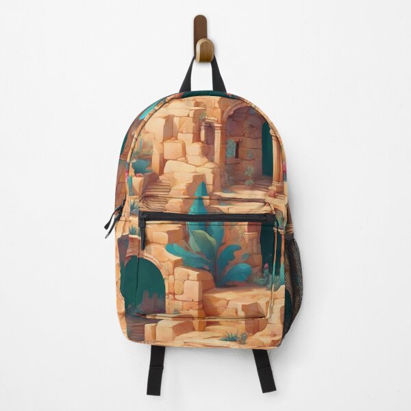 Item preview, Watercolor Ancient Ruins Pattern designed and sold by Patternliss.