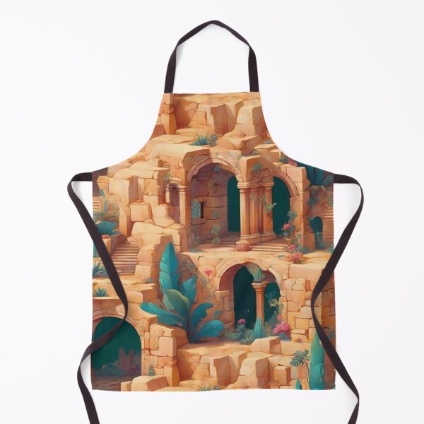 Item preview, Watercolor Ancient Ruins Pattern designed and sold by Patternliss.