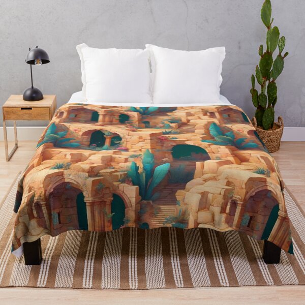 Item preview, Watercolor Ancient Ruins Pattern designed and sold by Patternliss.