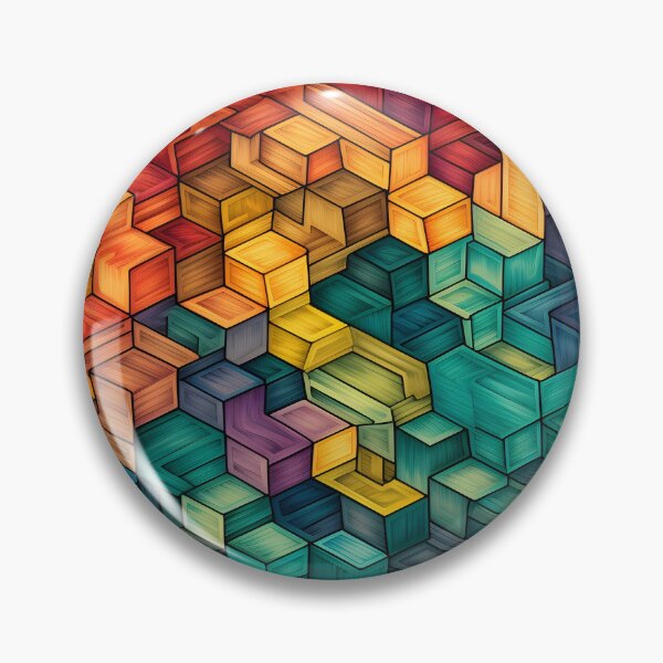 Item preview, Colorful tessellation abstract art  designed and sold by dcrc.