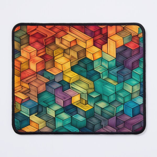 Item preview, Colorful tessellation abstract art  designed and sold by dcrc.