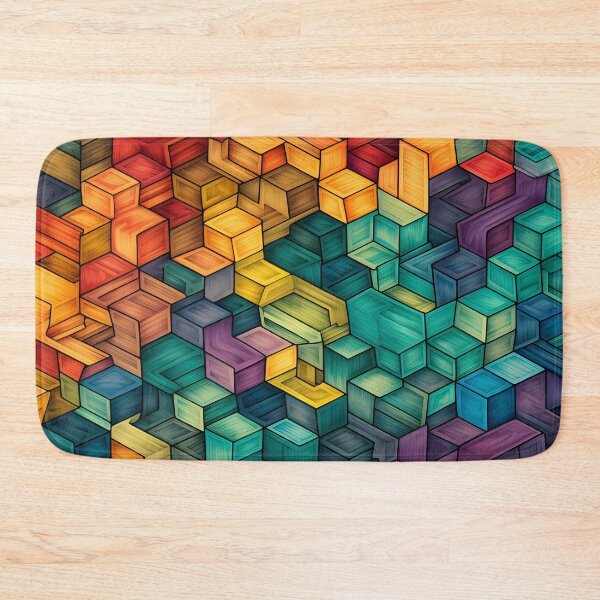 Item preview, Colorful tessellation abstract art  designed and sold by dcrc.