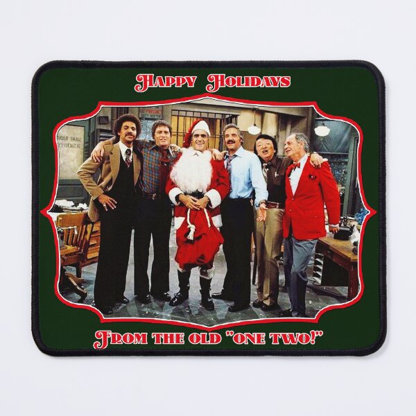 Item preview, Happy Holidays from the ol' One Two Barney Miller Retro Christmas Tribute designed and sold by 90snerd.