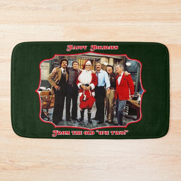 Item preview, Happy Holidays from the ol' One Two Barney Miller Retro Christmas Tribute designed and sold by 90snerd.