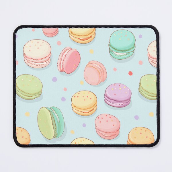 Item preview, Painting cute colorful macaron in seamless pattern. designed and sold by Whiteblueshop.