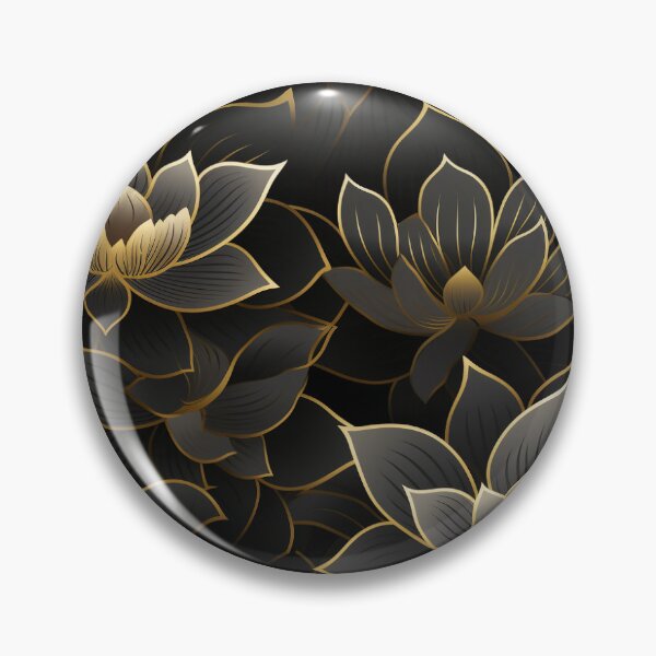 Aperçu de l'œuvre Motif Lotus Noir créée et vendue par Faedrus.
