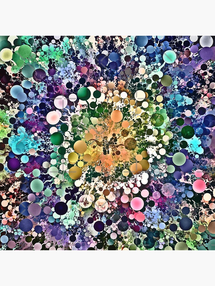 Spectral Circles Abstract by perkinsdesigns