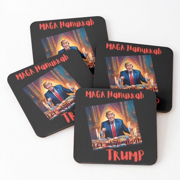 Item preview, MAGA Hanukkah Let's talk about Trump designed and sold by Hiremeamerica.