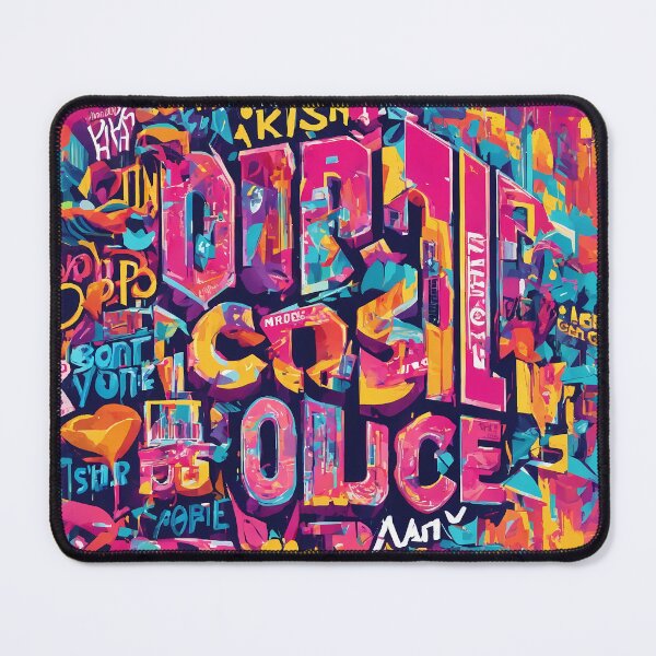 Item preview, "Dynamic Word Collage: Vibrant and Eclectic Art Style" designed and sold by Huycao211.