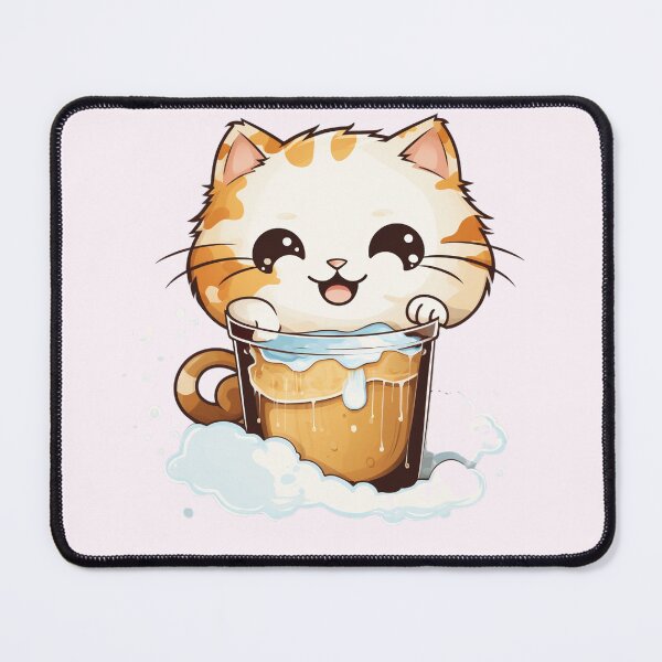 Item preview, Boba Kitty Cat Kawaii Bubbletea #3 designed and sold by MoonlightMan.