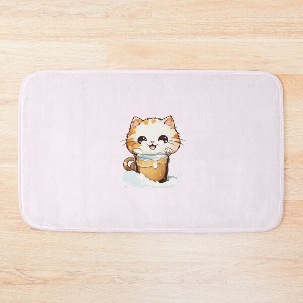 Item preview, Boba Kitty Cat Kawaii Bubbletea #3 designed and sold by MoonlightMan.