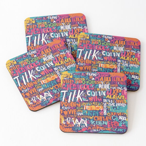 Item preview,  "Dynamic Word Collage: Vibrant and Eclectic Art Style" designed and sold by Huycao211.