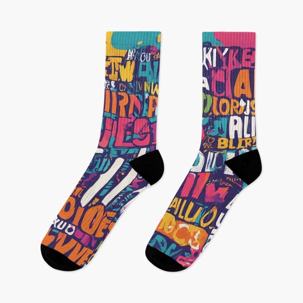 Item preview,  "Dynamic Word Collage: Vibrant and Eclectic Art Style" designed and sold by Huycao211.
