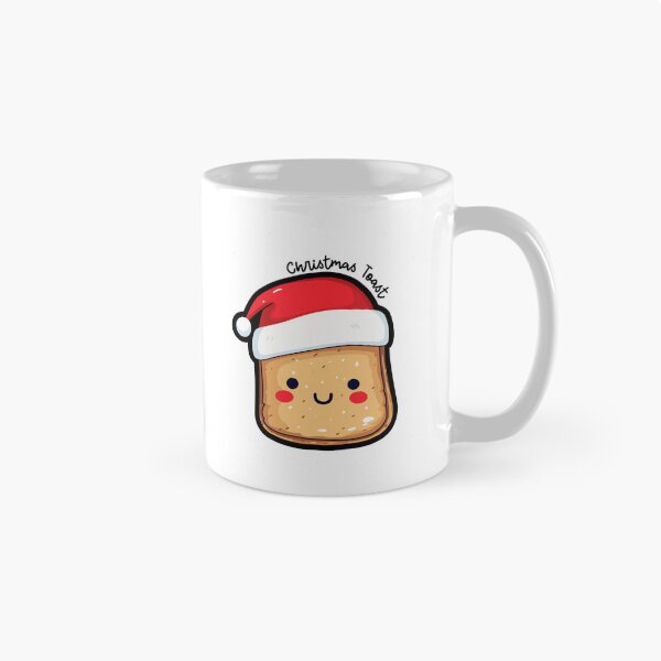Item preview, Kawaii Christmas Toast - Festive Toasty Delight designed and sold by Brooke Drake Co..