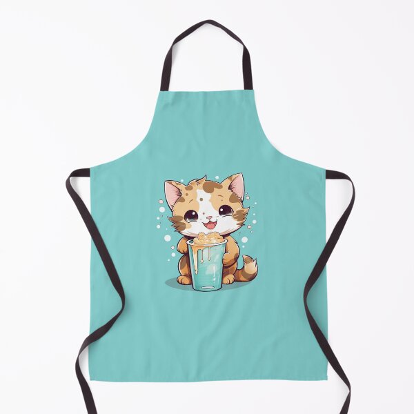 Item preview, Boba Kitty Cat Kawaii Bubbletea #4 designed and sold by MoonlightMan.