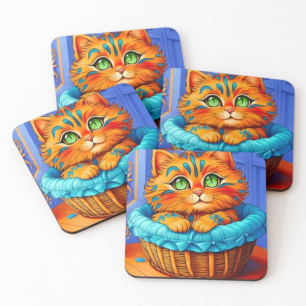 Item preview, Kitty in a Basket designed and sold by PaigeCompositor.