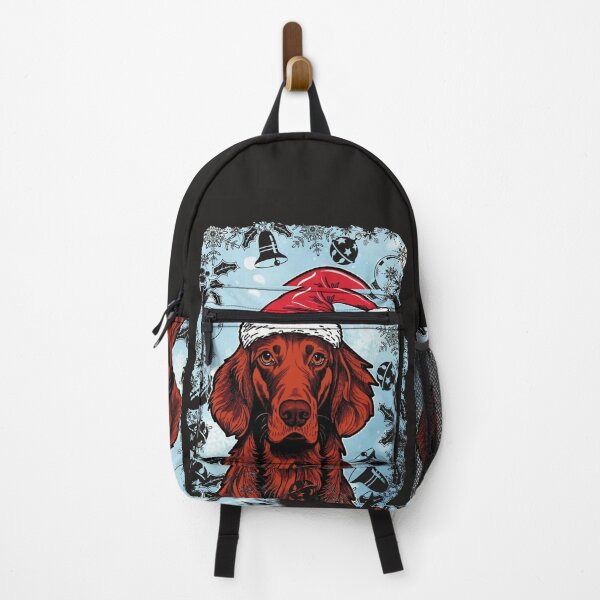 Item preview, Christmas Irish Setter designed and sold by Enchanted Patterns of Alice.