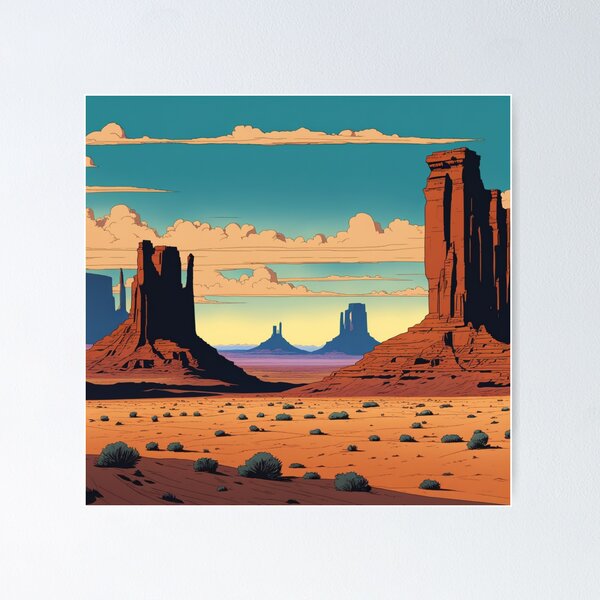 Item preview, Monument Valley Landscape designed and sold by Secondearth.