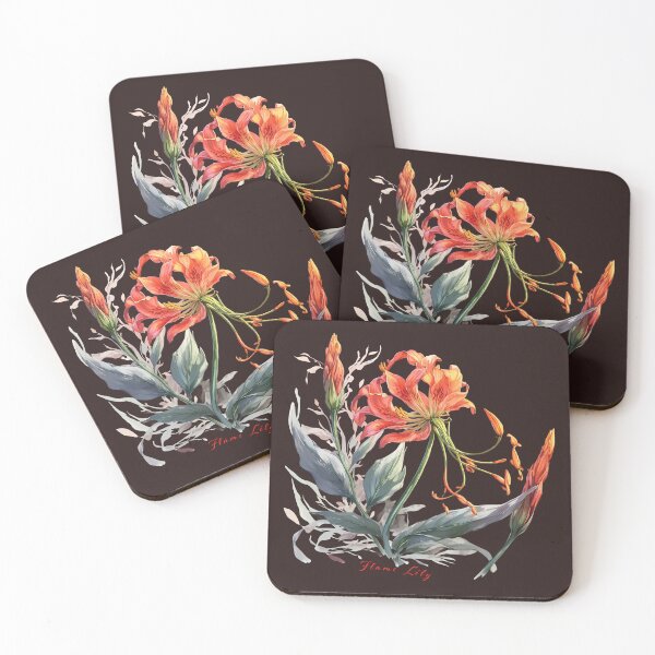 Item preview, Flame Lily "Wildfire Whispers" designed and sold by MvuuStudio.