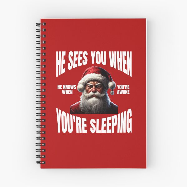 Item preview, He sees you when you're sleeping, he knows when you're awake designed and sold by Primotees.