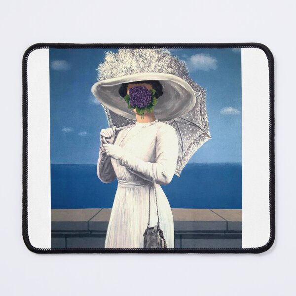 Item preview, René Magritte woman with umbrella Art Exhibition Rene magritte Poster, rene magritte Vintage Art, rene magritte  Abstract Poster designed and sold by Amy-Hamilton.