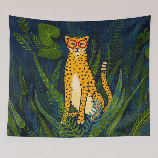 Item preview, The Jungle Cheetah designed and sold by KilkennyCat Art.