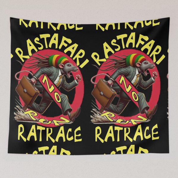 Item preview, Rastafari No Run Rat race - Rasta Sayings designed and sold by DzinesByEarle.