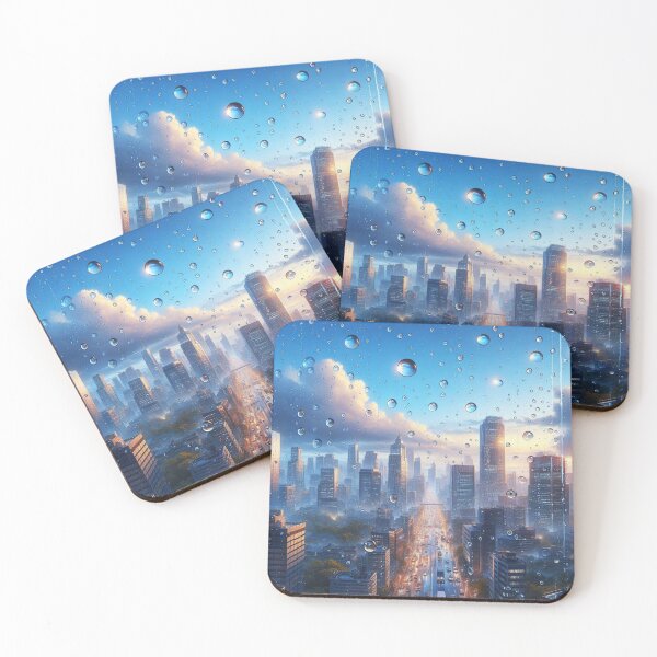 Item preview, A city on a rainy day. designed and sold by growing-mom.