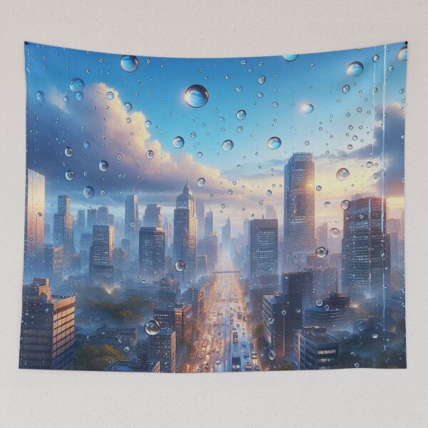 Item preview, A city on a rainy day. designed and sold by growing-mom.