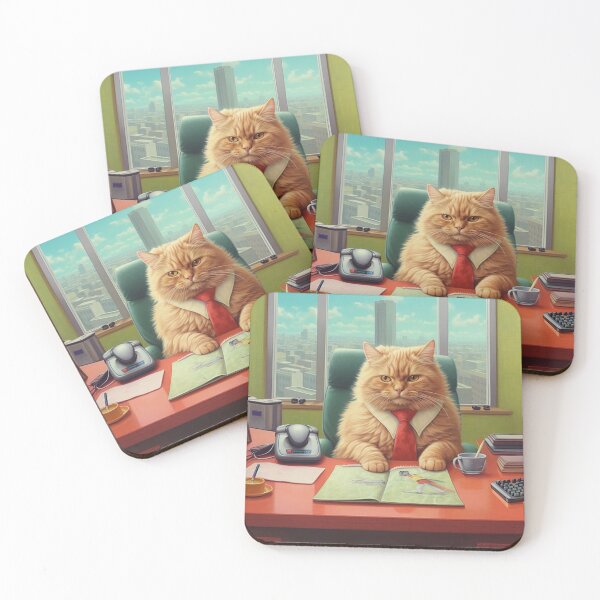 Item preview, Office Cat designed and sold by JollyGoodMerch.