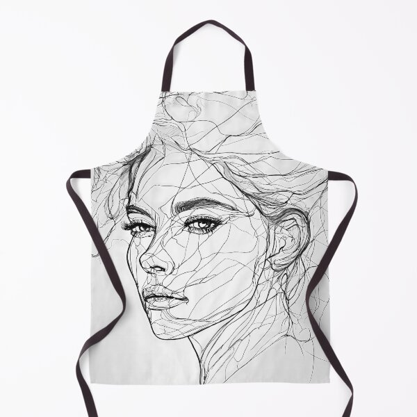 Item preview, " Emotive One-Line Portrait: Expressive Continuous Stroke Art" designed and sold by Huycao211.