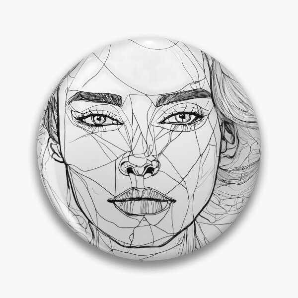 Item preview, " Emotive One-Line Portrait: Expressive Continuous Stroke Art" designed and sold by Huycao211.